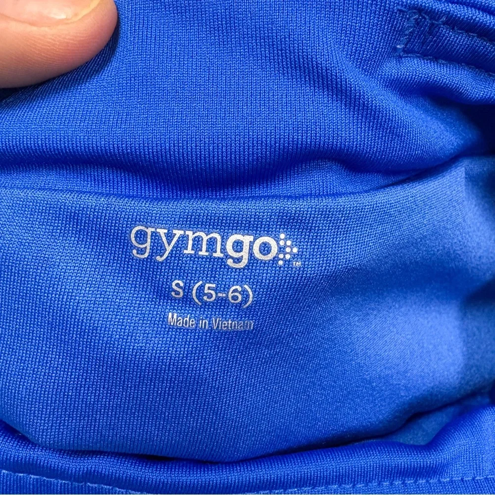 Gymboree Gymgo Blue & Pink Floral Stretchy Active Shorts Girls S 5/6
